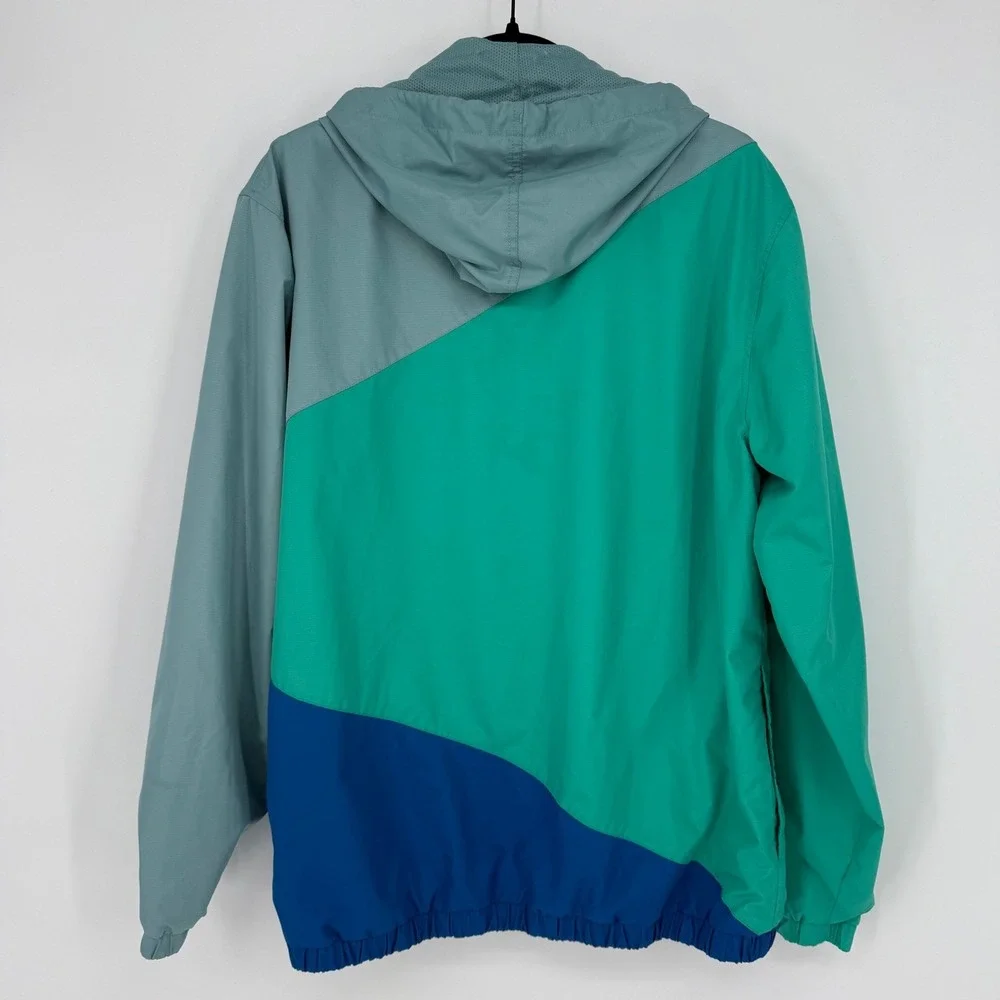 TRUE‎ RELIGION COLORBLOCK MESH-LINED WINDBREAKER MEDIUM
